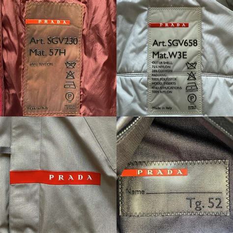 knock off prada jackets|prada jacket neck label.